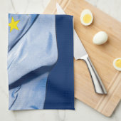 Europese vlag theedoek (Quarter Fold)