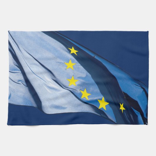 Europese vlag theedoek (Horizontaal)