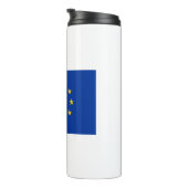 Europese vlag thermosbeker (Geroteerd rechts)