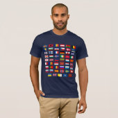 Europese vlaggen t-shirt (Voorkant volledig)