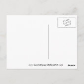 Europese vlindercollage briefkaart (Achterkant)