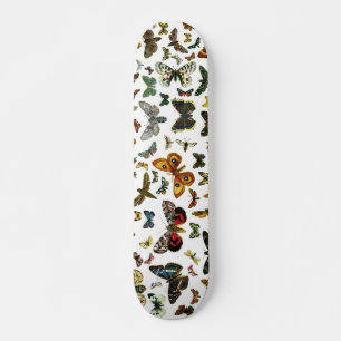Europese vlindercollage skateboard