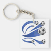 Europese Voetbal Sleutelhanger (Voorkant)
