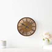 EUROPESE WALL CLOCK RONDE KLOK (Huis)