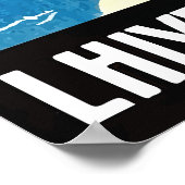 Europese winter in Monte Carlo Travel Poster (Hoek)