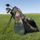 Europese Wolf Golfhanddoek (Groen)