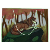 Europese Wolf Groot Cadeauzakje (Achterkant)