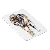 Europese Wolf Magneet (Rechterzijde)