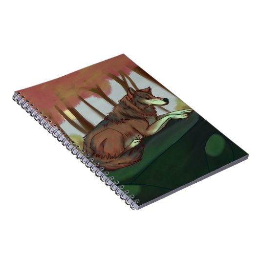 Europese Wolf Notitieboek (Rechterzijde)