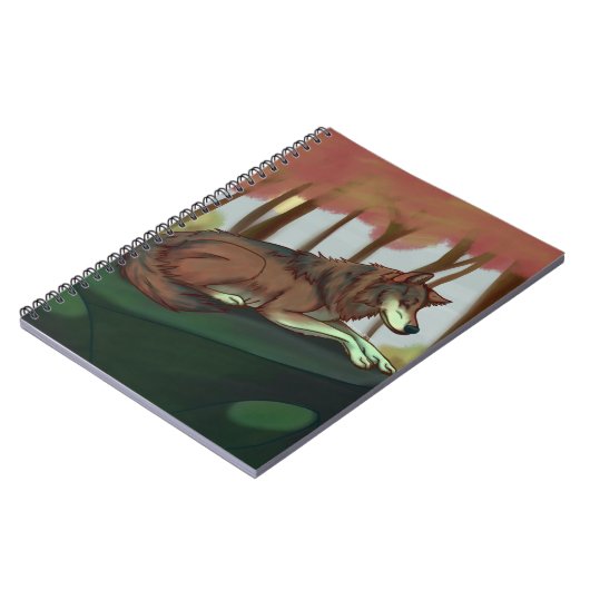 Europese Wolf Notitieboek (Linkerzijde)