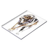 Europese Wolf Notitieboek (Linkerzijde)