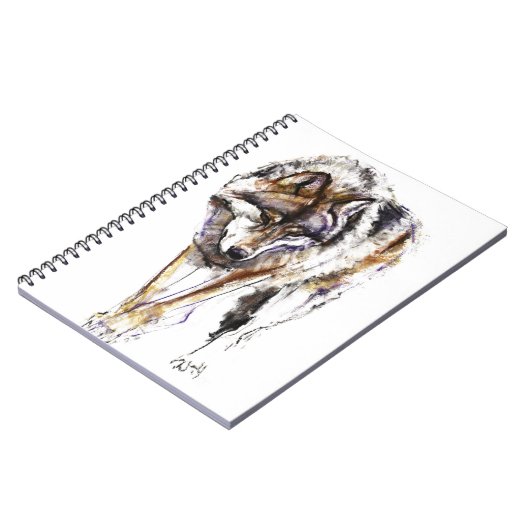 Europese Wolf Notitieboek (Linkerzijde)