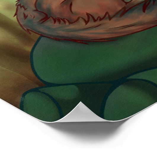 Europese Wolf Poster (Hoek)