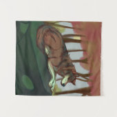 Europese Wolf Wandkleed (Voorkant (horizontaal))