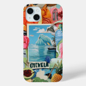 Europese zomer strand preppy collage scrapbook Case-Mate iPhone case (Achterkant)