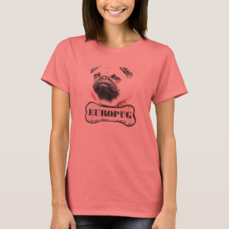 Europug Brutal Face Dames Ringer T-Shirt