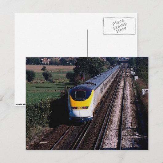 Eurostar-reizigerstrein Briefkaart (Voorkant / Achterkant)