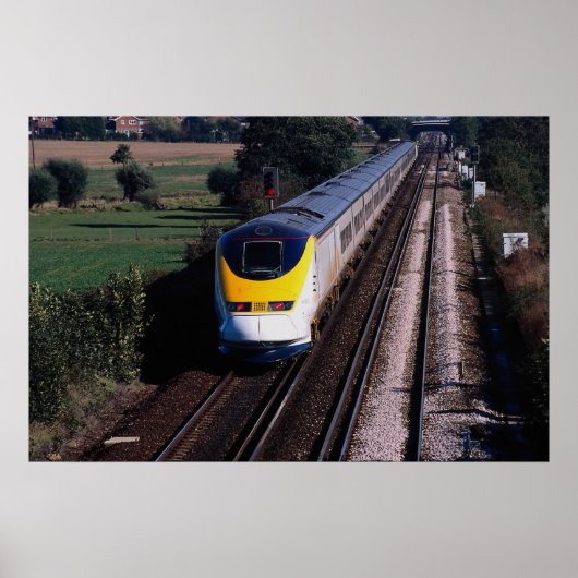 Eurostar-reizigerstrein Poster (Voorkant)