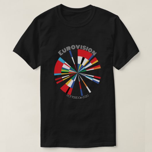 Eurovisie 2020 Essentieel T-shirt (Design voorkant)