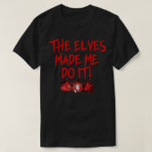 Eurovisie Fire Saga The Elves liet me het doen T-shirt (Design voorkant)