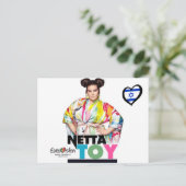 Eurovisiesongfestival 2018 briefkaart (Staand voorkant)