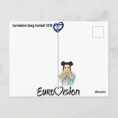Eurovisiesongfestival 2018 briefkaart (Achterkant)