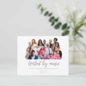 Eurovision Songcontest 2024 Malmo Sweden Singing Briefkaart (Staand voorkant)