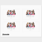 Eurovision Songcontest 2024 Unisex T-shirt Sweden  Rechthoekige Sticker (Vel)