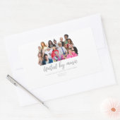 Eurovision Songcontest 2024 Unisex T-shirt Sweden  Rechthoekige Sticker (Envelop)