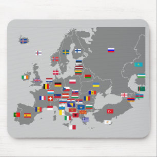 eurovlaggen mousepad muismat