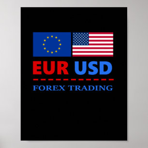 EURUSD-termijnhandel Poster
