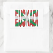 Euskadi - Basque flag Rechthoekige Sticker (Tas)