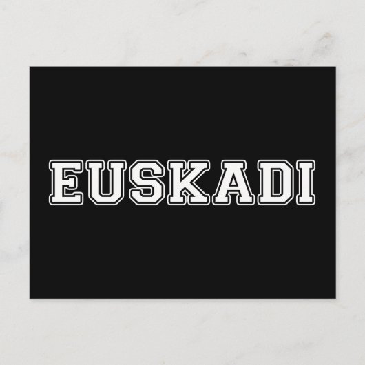 Euskadi Briefkaart (Voorkant)