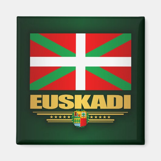 Euskadi Flag Magneet (Voorkant)