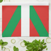 Euskadi Flag Theedoek (Gevouwen)
