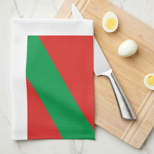 Euskadi Flag Theedoek (Quarter Fold)