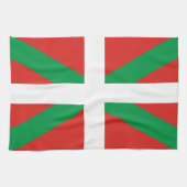 Euskadi Flag Theedoek (Horizontaal)