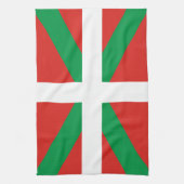 Euskadi Flag Theedoek (Verticaal)