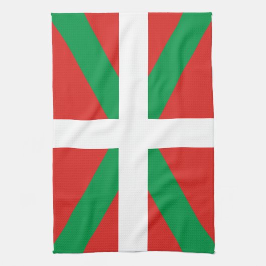 Euskadi Flag Theedoek (Verticaal)