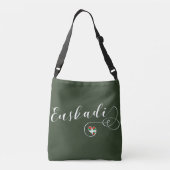Euskadi Heart Flag, Baskenland Crossbody Tas (Achterkant)