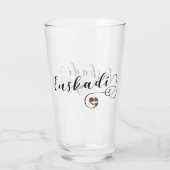 Euskadi Heart Flag, Baskenland Glas (Achterkant)