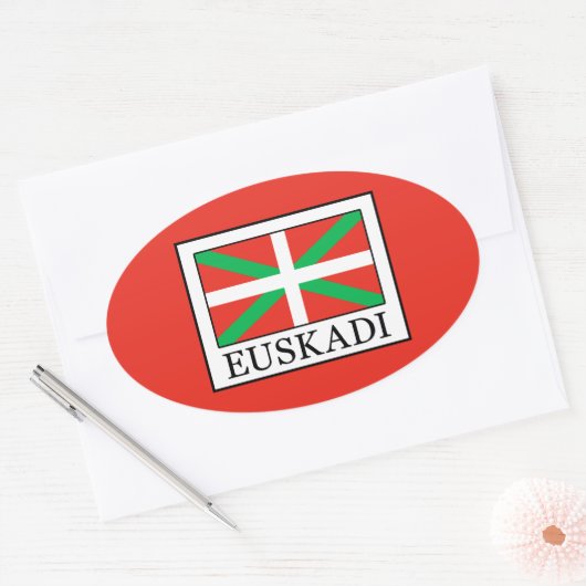 Euskadi Ovale Sticker (Envelop)
