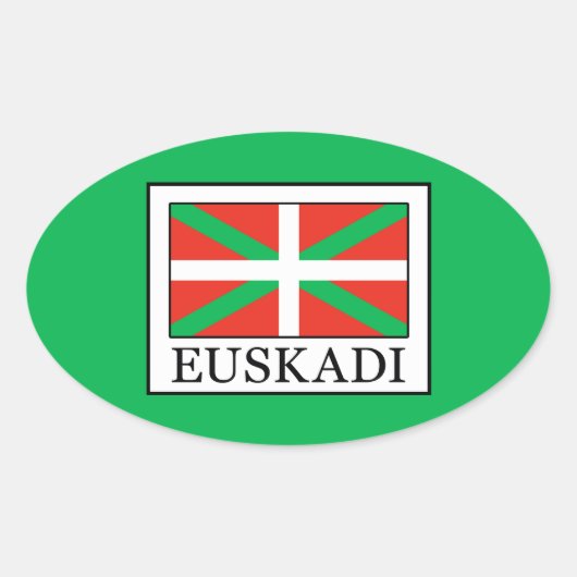 Euskadi Ovale Sticker (Voorkant)