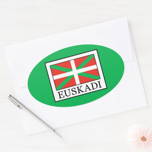 Euskadi Ovale Sticker (Envelop)