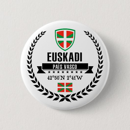 Euskadi Ronde Button 5,7 Cm (Voorkant)