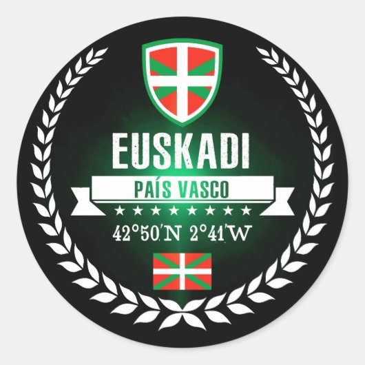 Euskadi Ronde Sticker (Voorkant)
