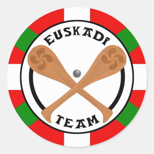 euskadi team sticker (Voorkant)