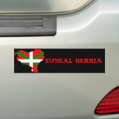 Euskal Herria Bumpersticker (Op auto)