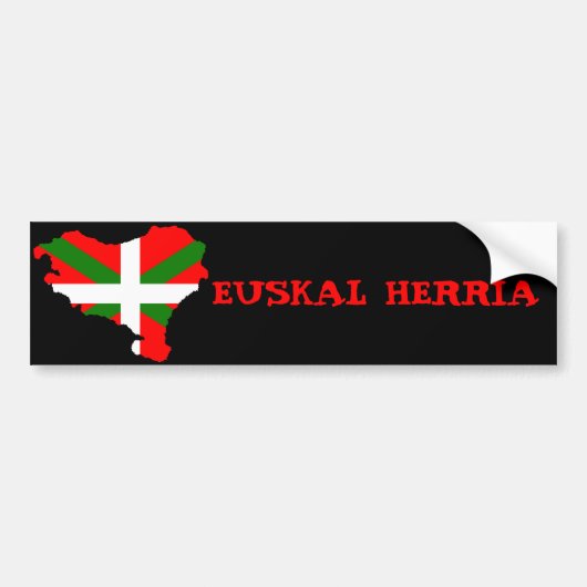 Euskal Herria Bumpersticker (Voorkant)