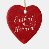 Euskal Herria Heart, Ornament met kerstbomen (Rechts)